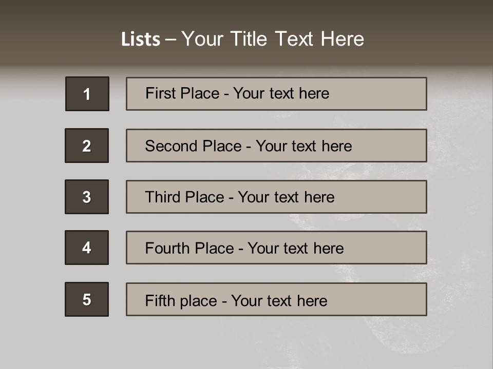 Face Stress Horror PowerPoint Template