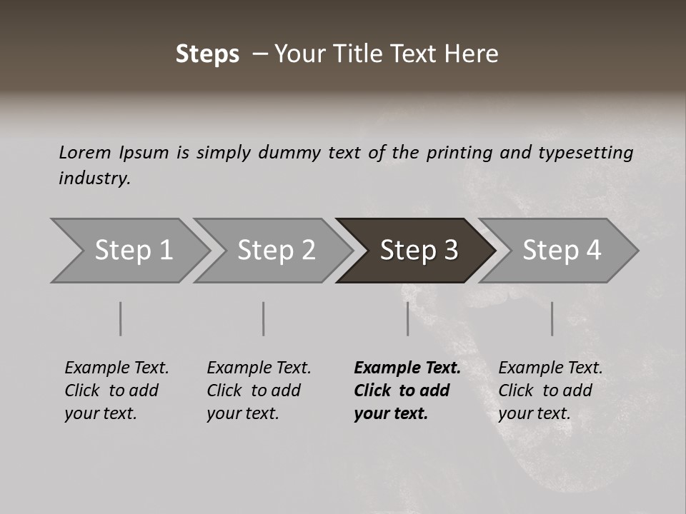 Face Stress Horror PowerPoint Template