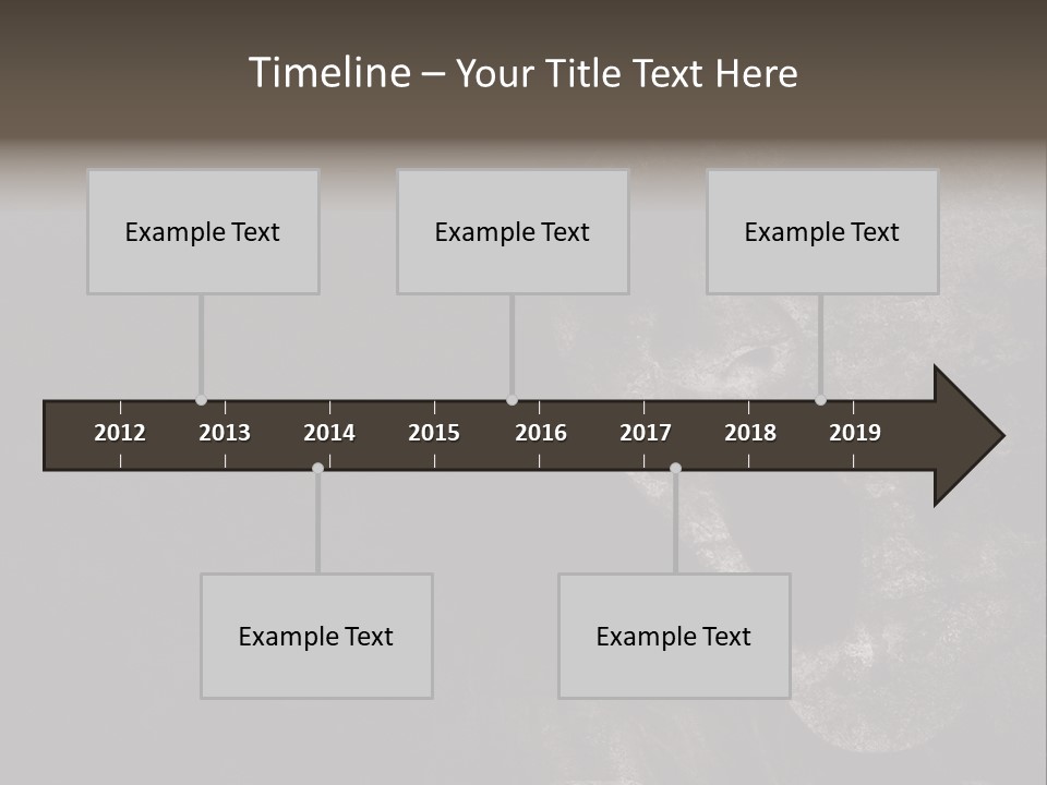 Face Stress Horror PowerPoint Template