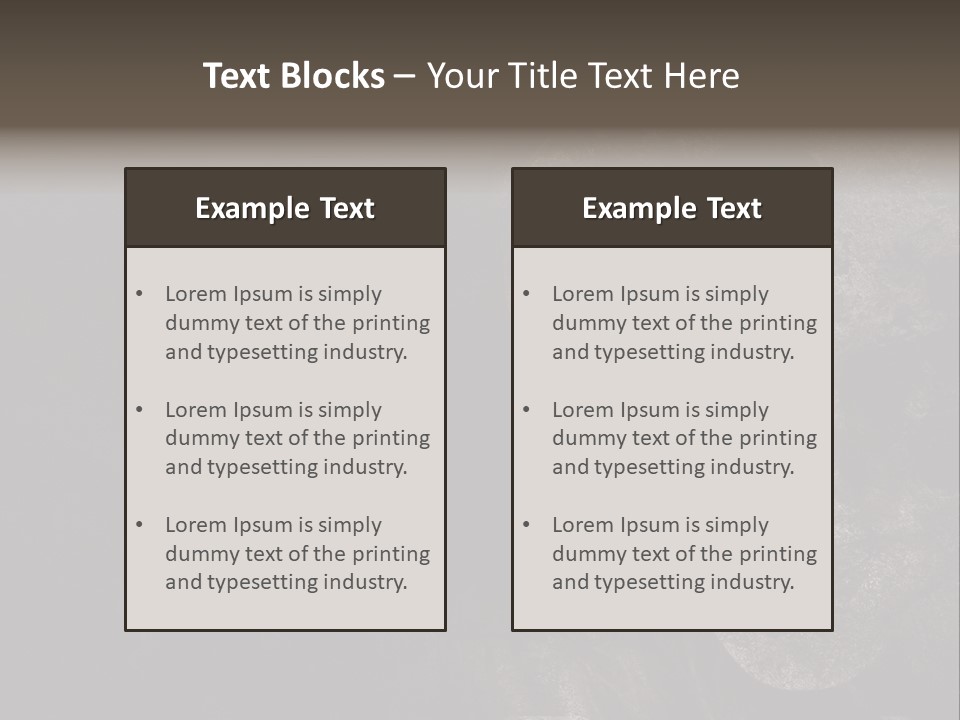 Face Stress Horror PowerPoint Template