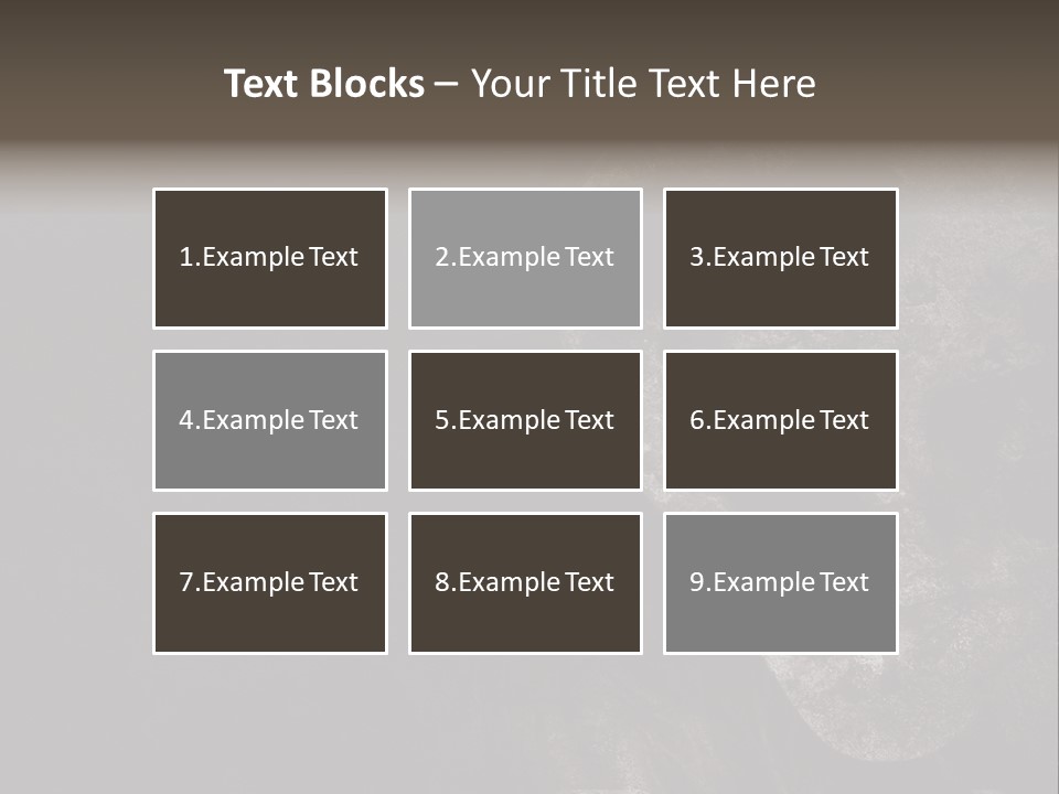 Face Stress Horror PowerPoint Template