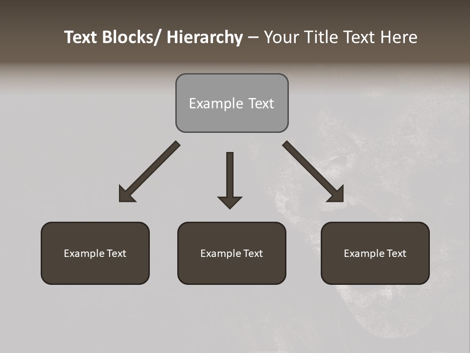 Face Stress Horror PowerPoint Template