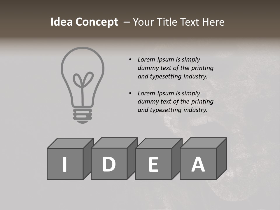 Face Stress Horror PowerPoint Template
