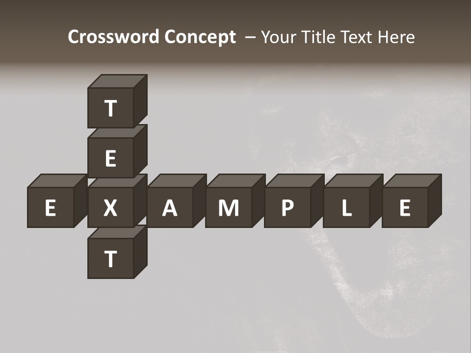Face Stress Horror PowerPoint Template