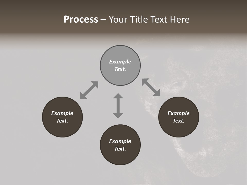 Face Stress Horror PowerPoint Template