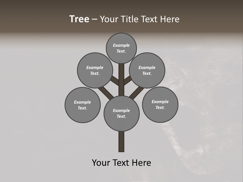 Face Stress Horror PowerPoint Template