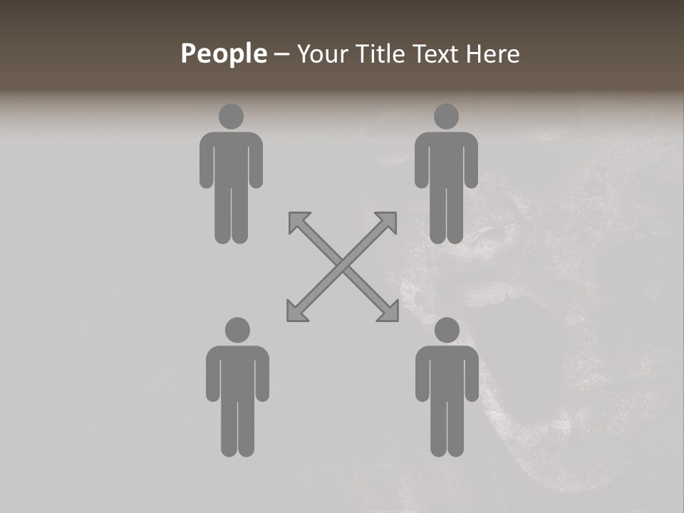 Face Stress Horror PowerPoint Template