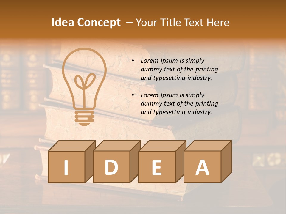 Bunch Idea Knick Knack PowerPoint Template