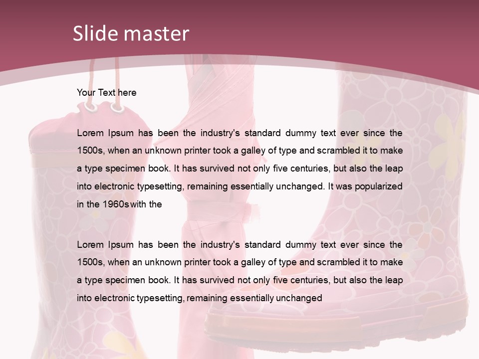 Childhood Child Wellington PowerPoint Template