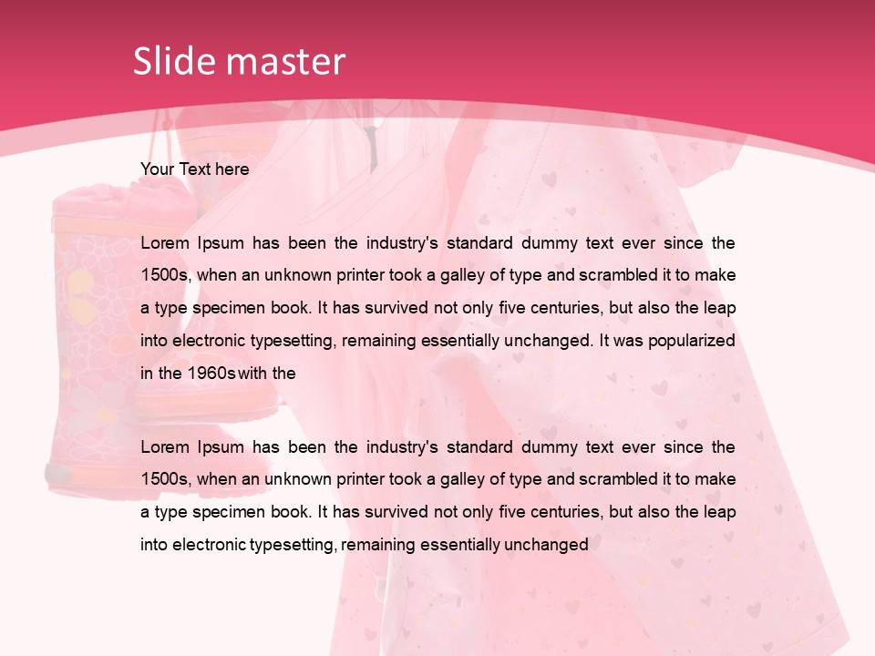 Protection Rainy Fall PowerPoint Template