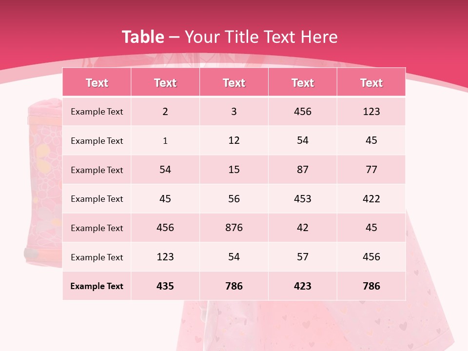 Protection Rainy Fall PowerPoint Template