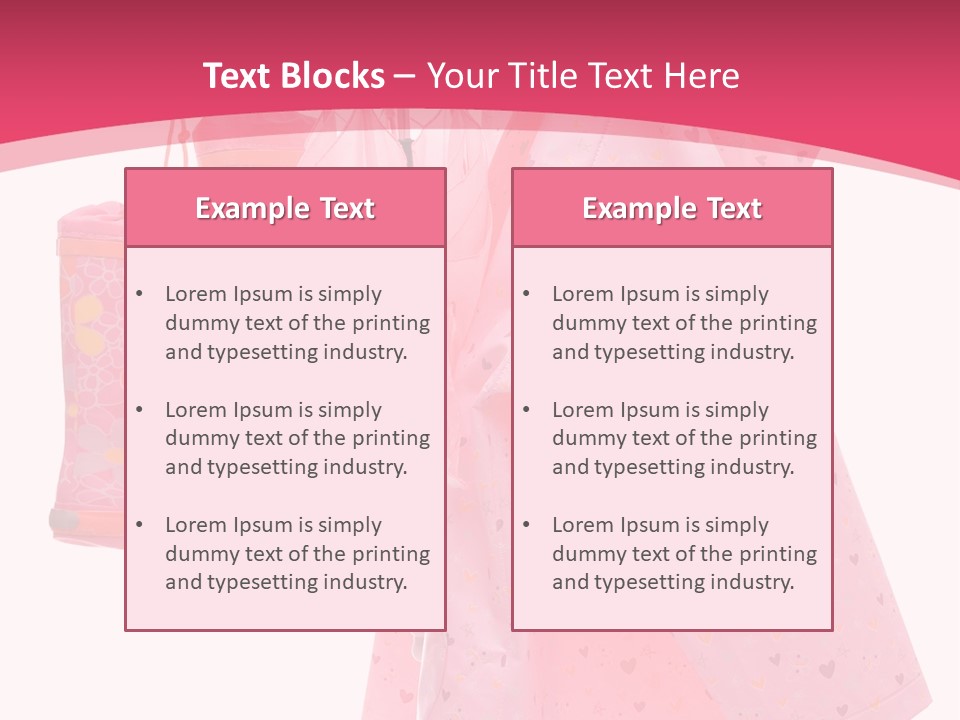 Protection Rainy Fall PowerPoint Template