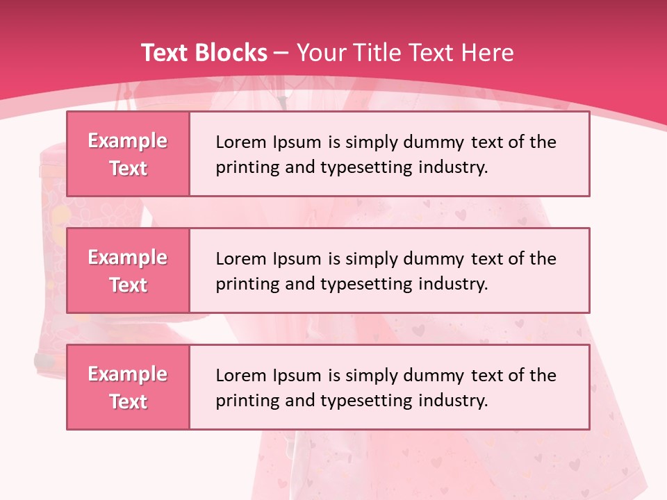 Protection Rainy Fall PowerPoint Template
