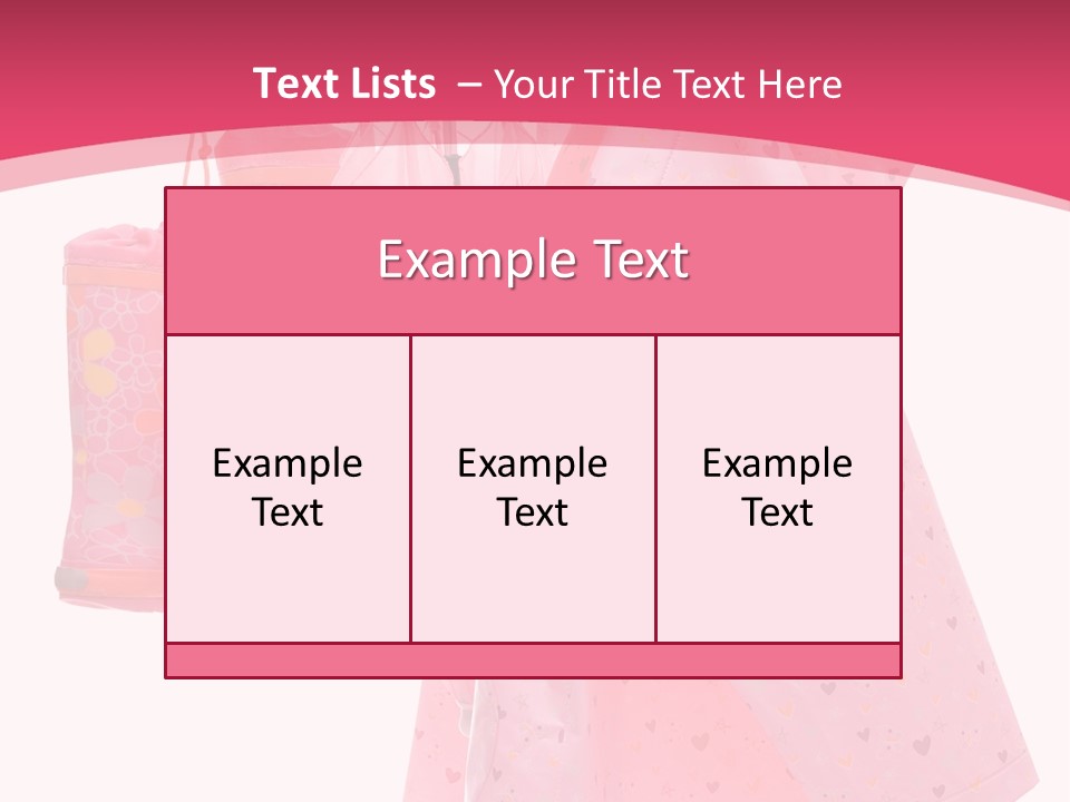 Protection Rainy Fall PowerPoint Template