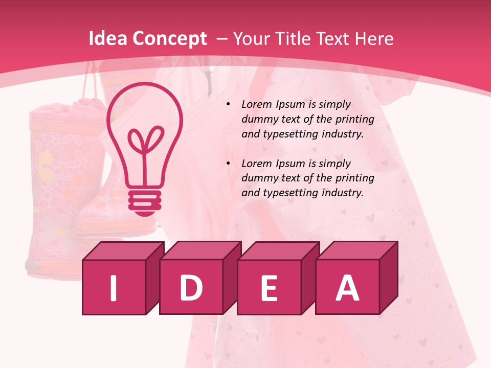 Protection Rainy Fall PowerPoint Template