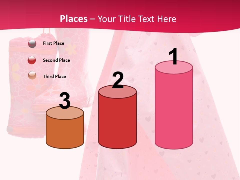 Childhood Wellington Isolated On White PowerPoint Template