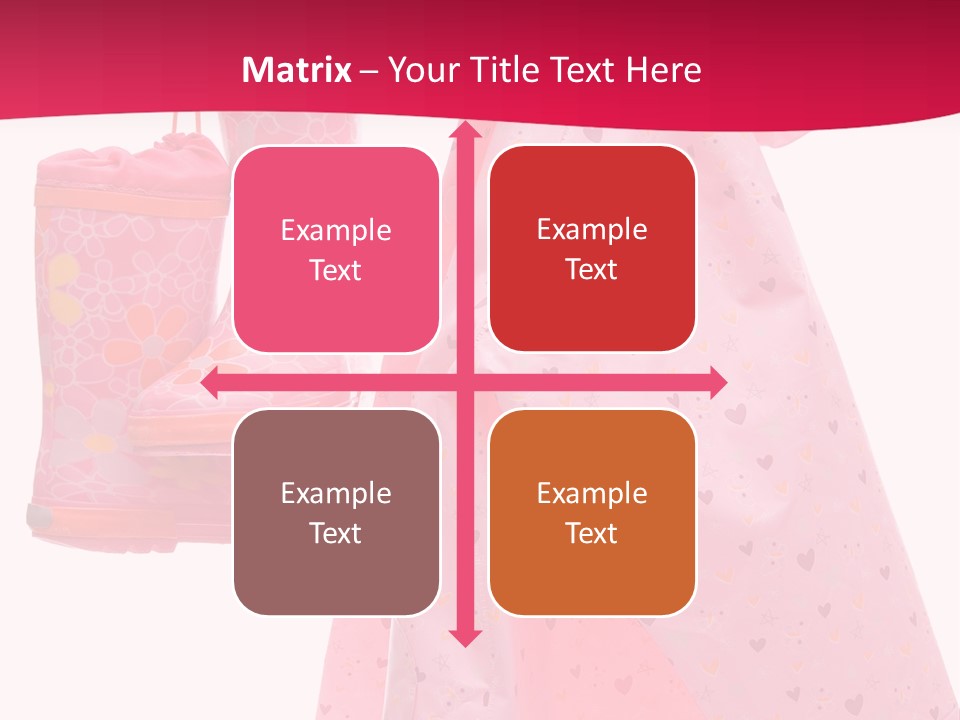 Childhood Wellington Isolated On White PowerPoint Template