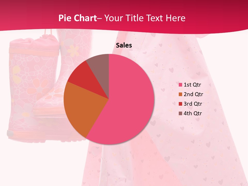 Childhood Wellington Isolated On White PowerPoint Template