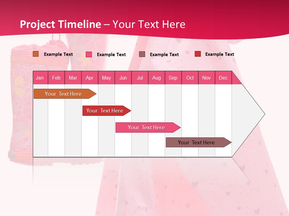 Childhood Wellington Isolated On White PowerPoint Template