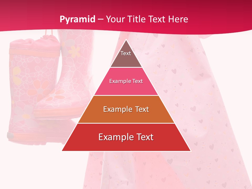 Childhood Wellington Isolated On White PowerPoint Template