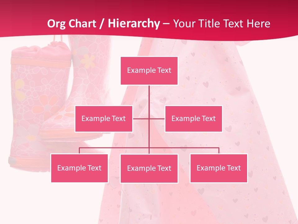 Childhood Wellington Isolated On White PowerPoint Template