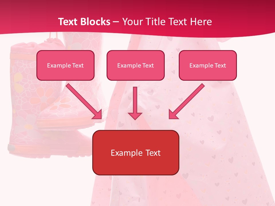 Childhood Wellington Isolated On White PowerPoint Template