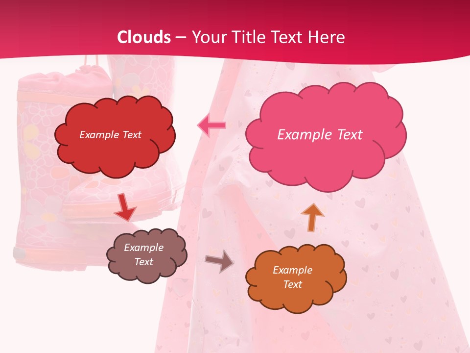 Childhood Wellington Isolated On White PowerPoint Template