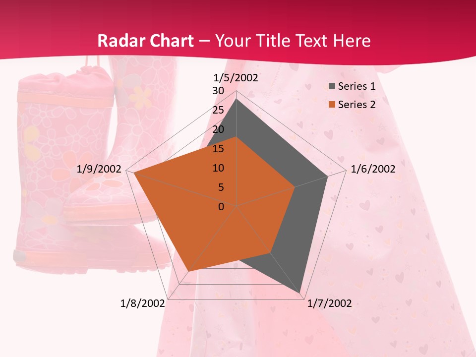 Childhood Wellington Isolated On White PowerPoint Template
