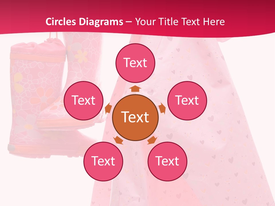 Childhood Wellington Isolated On White PowerPoint Template