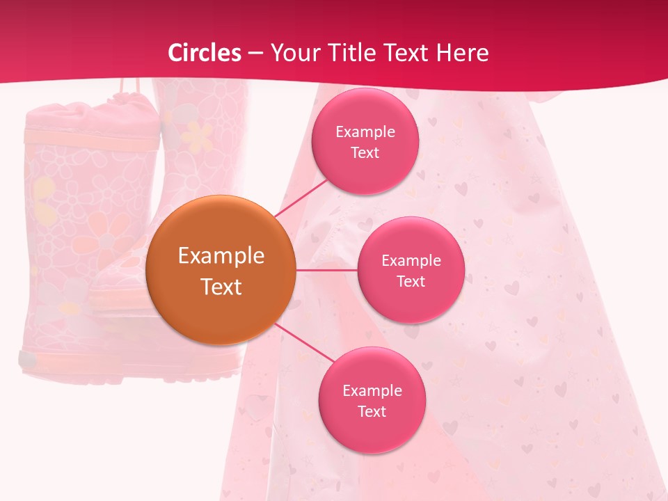 Childhood Wellington Isolated On White PowerPoint Template