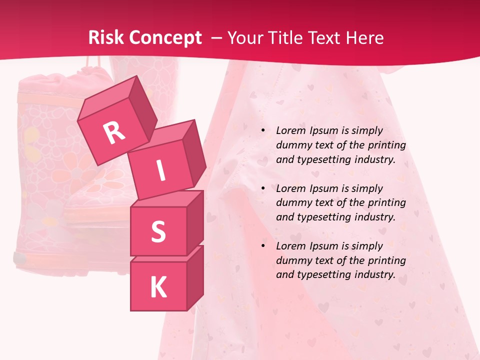 Childhood Wellington Isolated On White PowerPoint Template