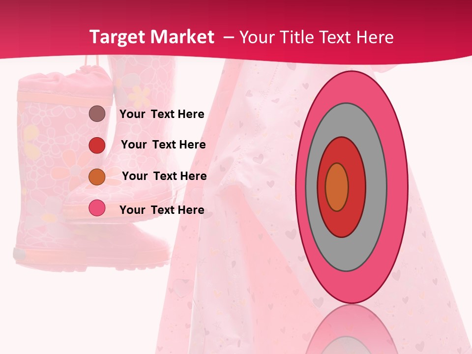 Childhood Wellington Isolated On White PowerPoint Template