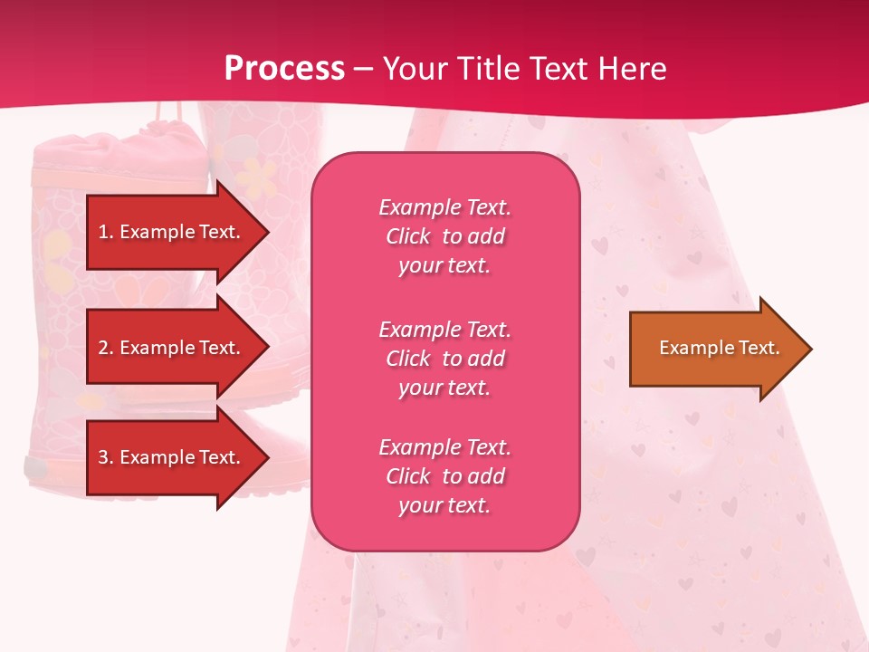Childhood Wellington Isolated On White PowerPoint Template