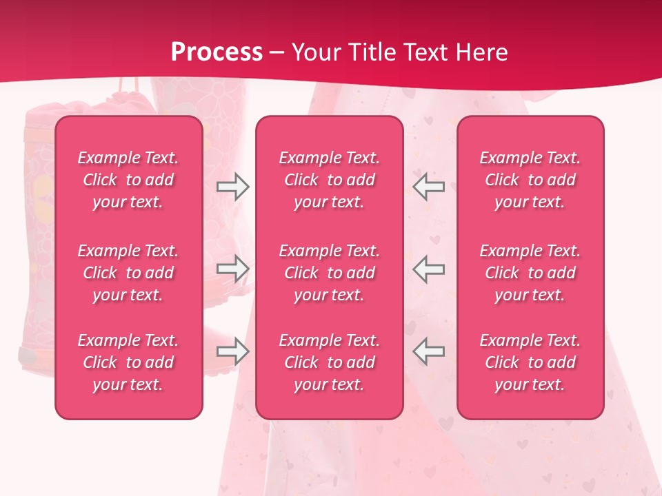 Childhood Wellington Isolated On White PowerPoint Template