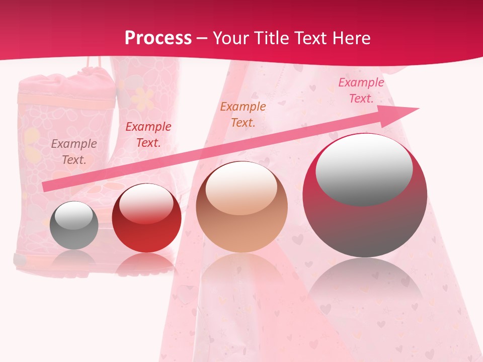 Childhood Wellington Isolated On White PowerPoint Template