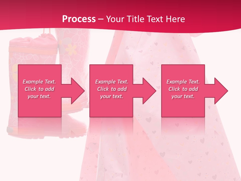 Childhood Wellington Isolated On White PowerPoint Template