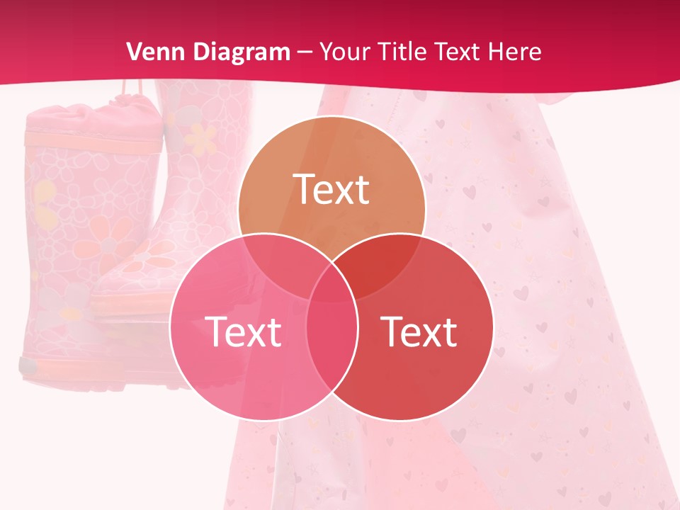 Childhood Wellington Isolated On White PowerPoint Template