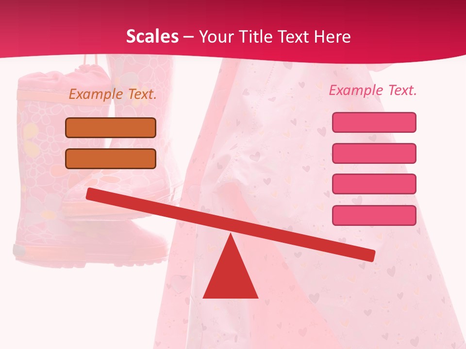 Childhood Wellington Isolated On White PowerPoint Template