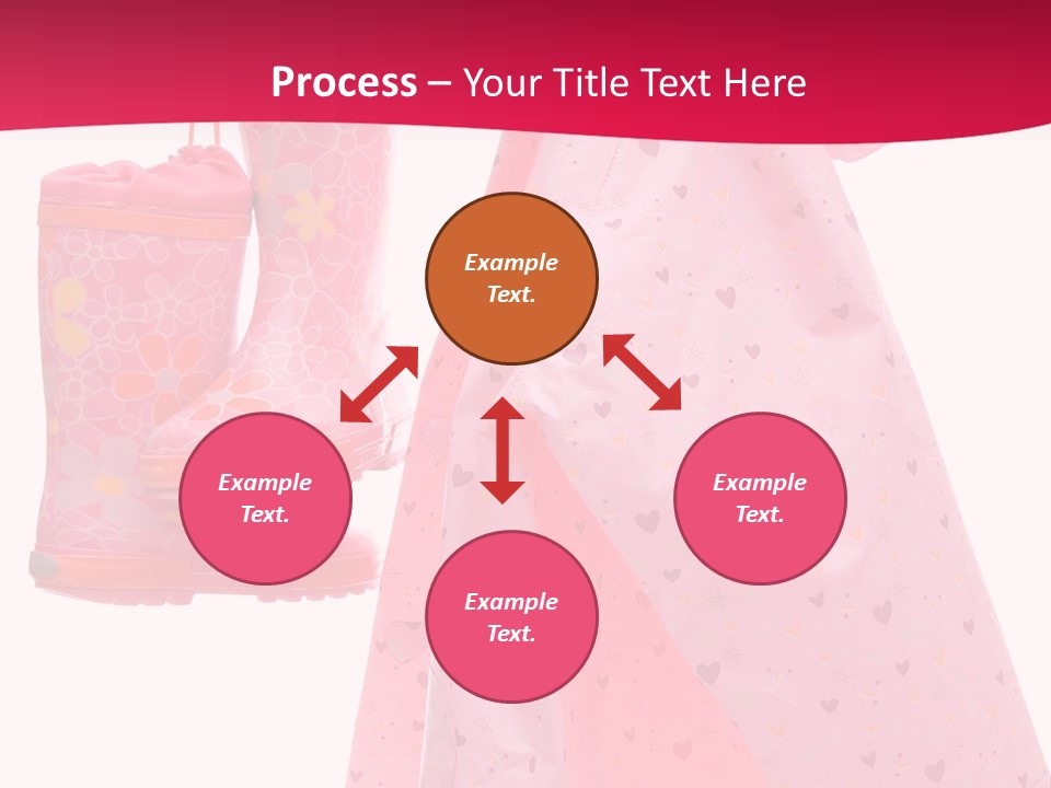 Childhood Wellington Isolated On White PowerPoint Template