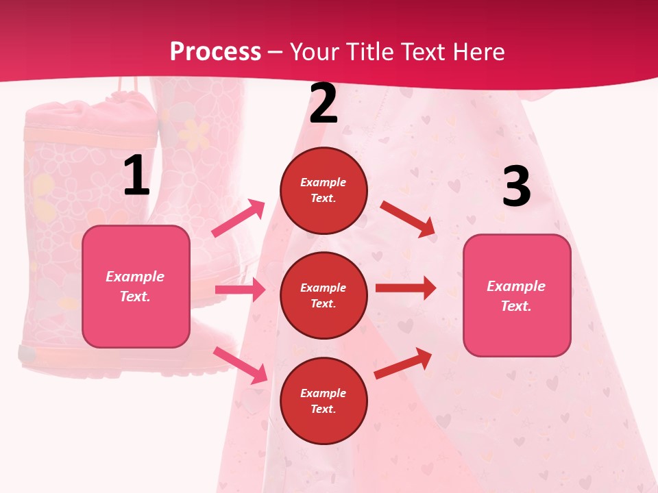 Childhood Wellington Isolated On White PowerPoint Template