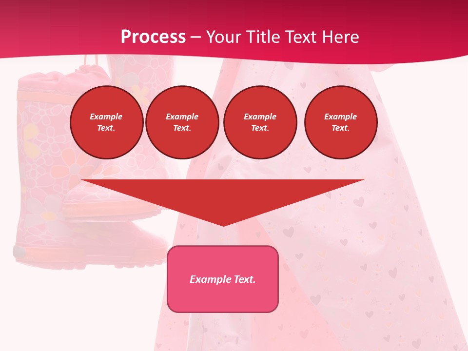 Childhood Wellington Isolated On White PowerPoint Template