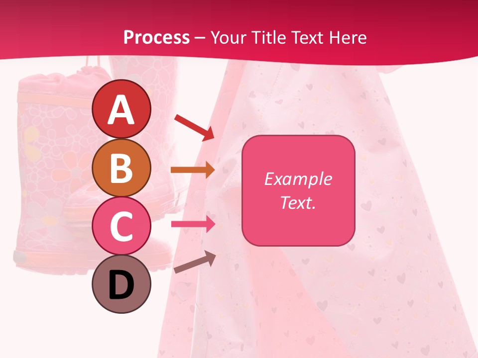 Childhood Wellington Isolated On White PowerPoint Template