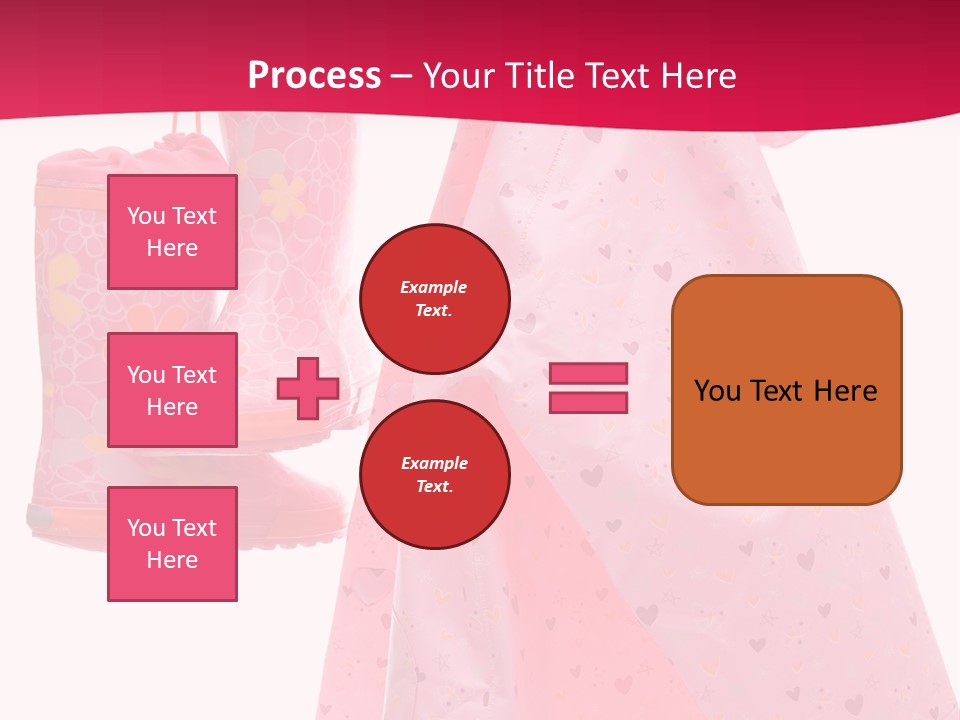 Childhood Wellington Isolated On White PowerPoint Template