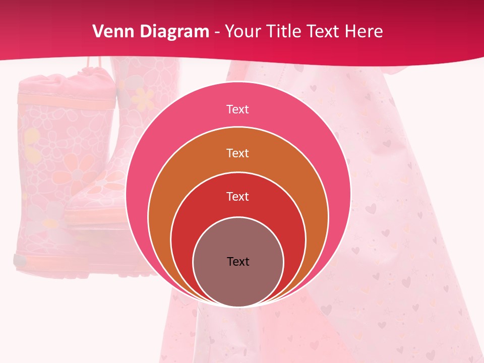 Childhood Wellington Isolated On White PowerPoint Template