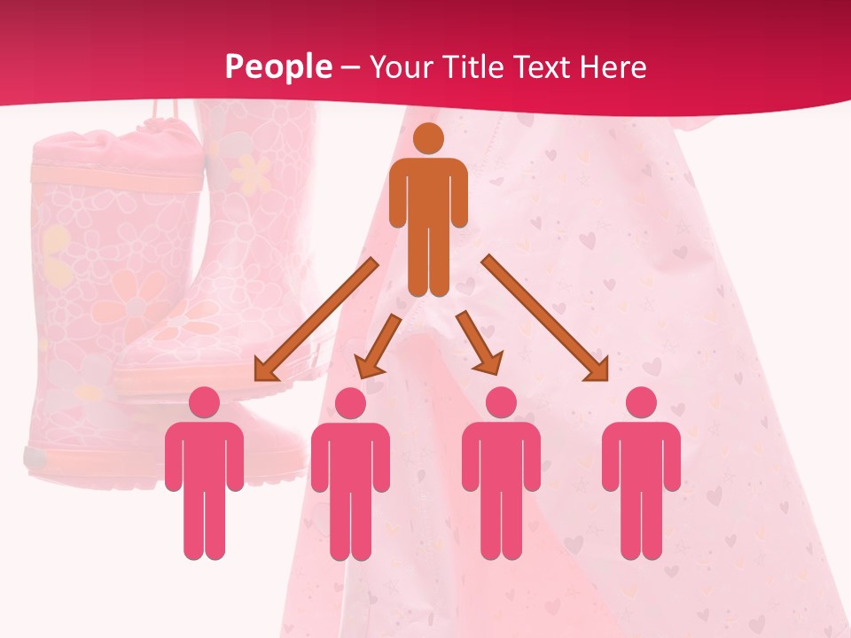 Childhood Wellington Isolated On White PowerPoint Template