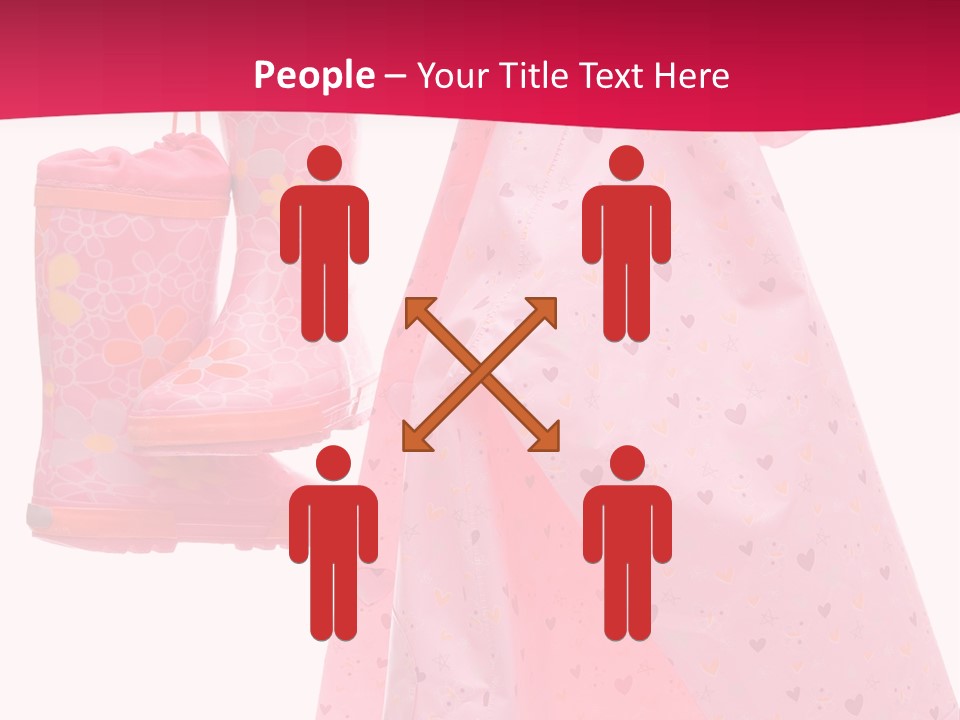 Childhood Wellington Isolated On White PowerPoint Template