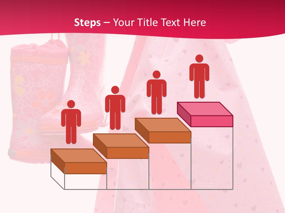 Childhood Wellington Isolated On White PowerPoint Template