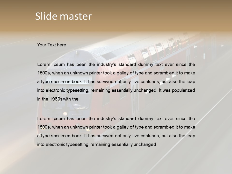 Travel Wind Punctuality PowerPoint Template