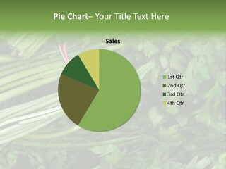 Vegetable Green Leaf Food PowerPoint Template