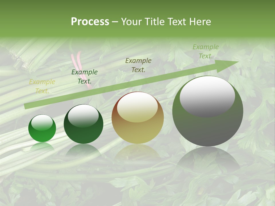 Vegetable Green Leaf Food PowerPoint Template